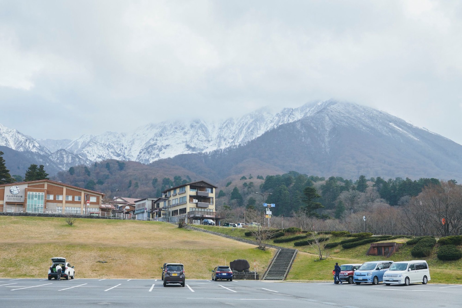 大山寺地区から望む大山